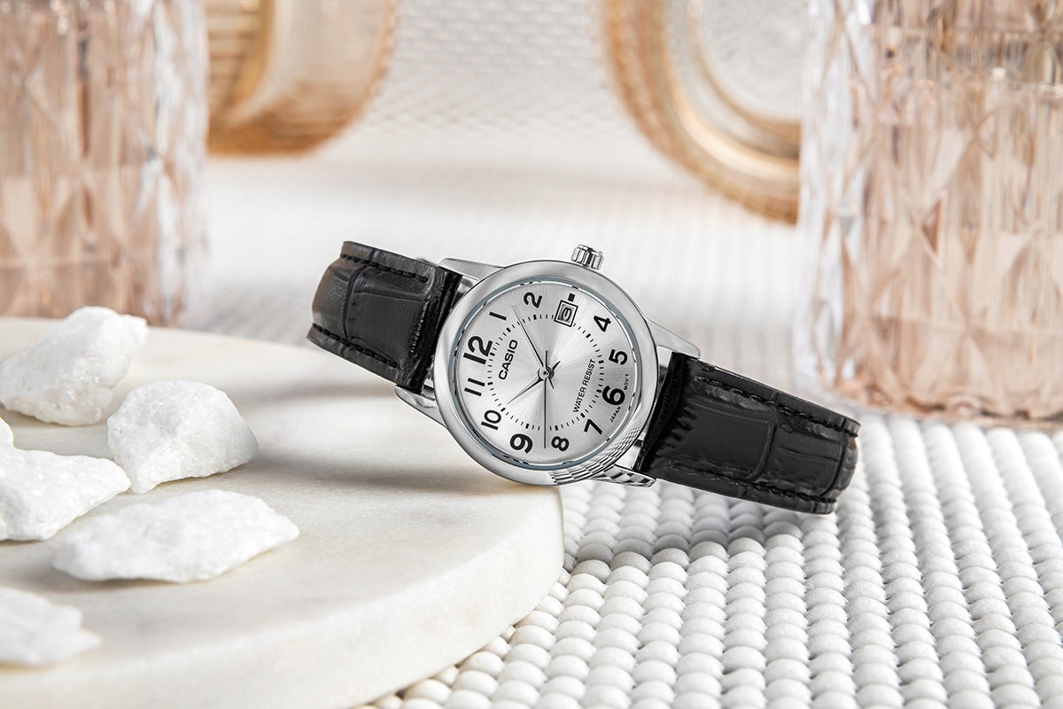 RELOJ PARA MUJER CASIO LTP-V002L-7BUDF -BLANCO - Tiendas Casio TITEC