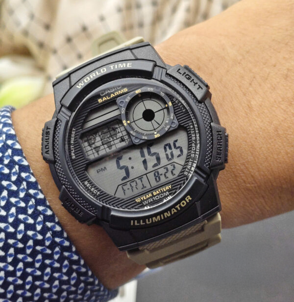 RELOJ PARA HOMBRE CASIO AE-1000W-5AVDF - CAFÉ - Tiendas Casio TITEC