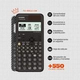 CALCULADORA CASIO ESCUELA Y UNIVERSIDAD FX-991LACW-W-DT -NEGRA - Tiendas Casio TITEC