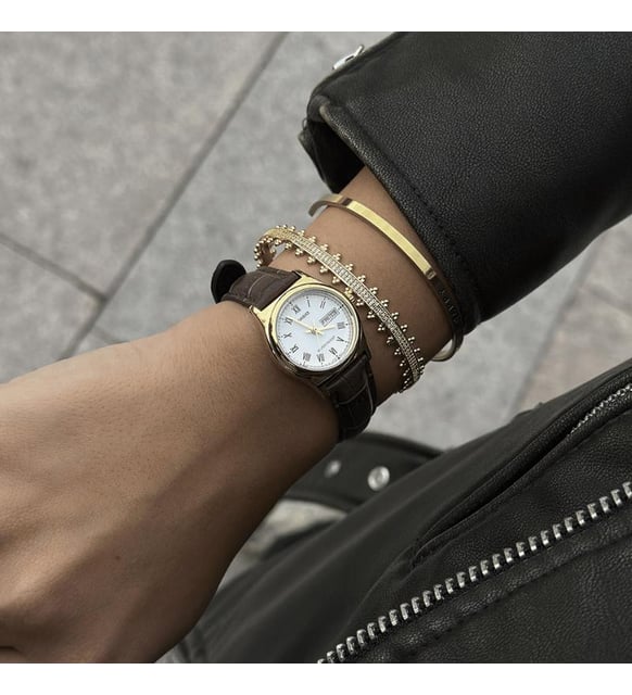 RELOJ PARA MUJER CASIO LTP-V006GL-7BUDF -BLANCO - Tiendas Casio TITEC
