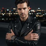 RELOJ PARA HOMBRE CASIO EDIFIC EFR-574BL-1AVUDF - NEGRO