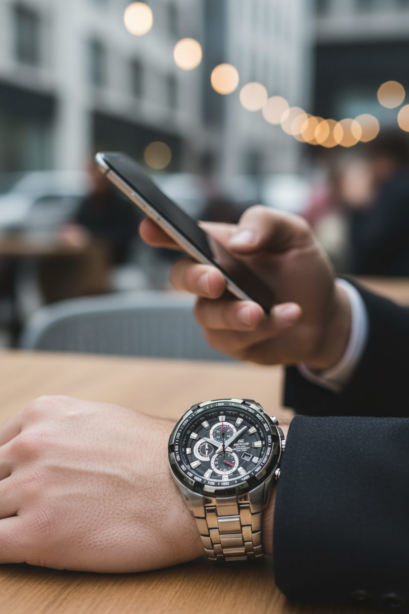 Reloj Casio Edifice EF-539D-1AVUDF lifestyle smartphone