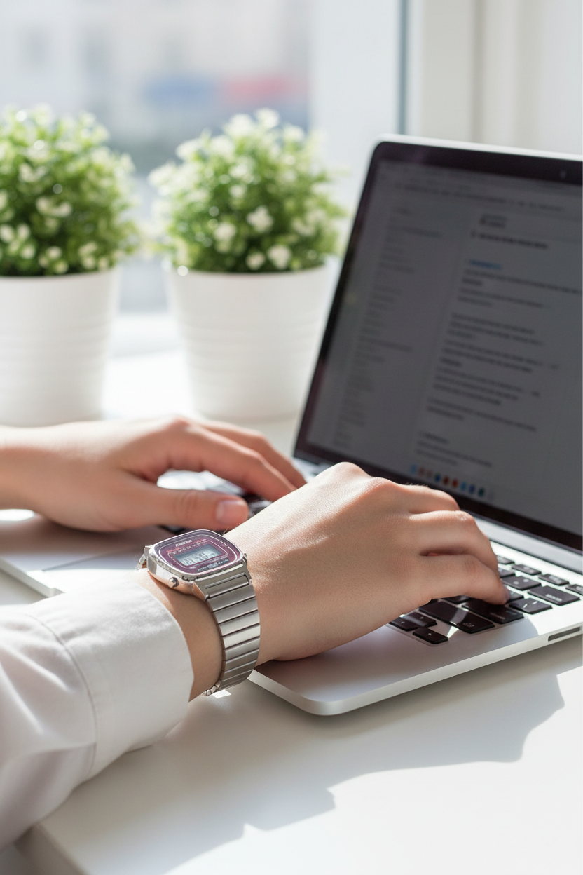 Reloj Casio LA670WA-4DF lifestyle laptop