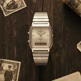 RELOJ CASIO VINTAGE AQ-230ELT-7ADR - BLANCO