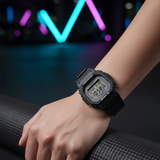 RELOJ PARA MUJER CASIO BABY-G  BGD-565SC-1DR - NEGRO