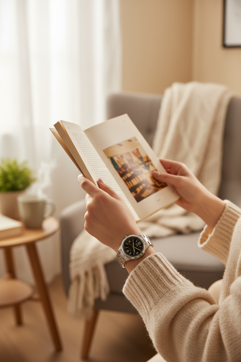 Reloj Casio LTP-1215A-1ADF lifestyle lectura