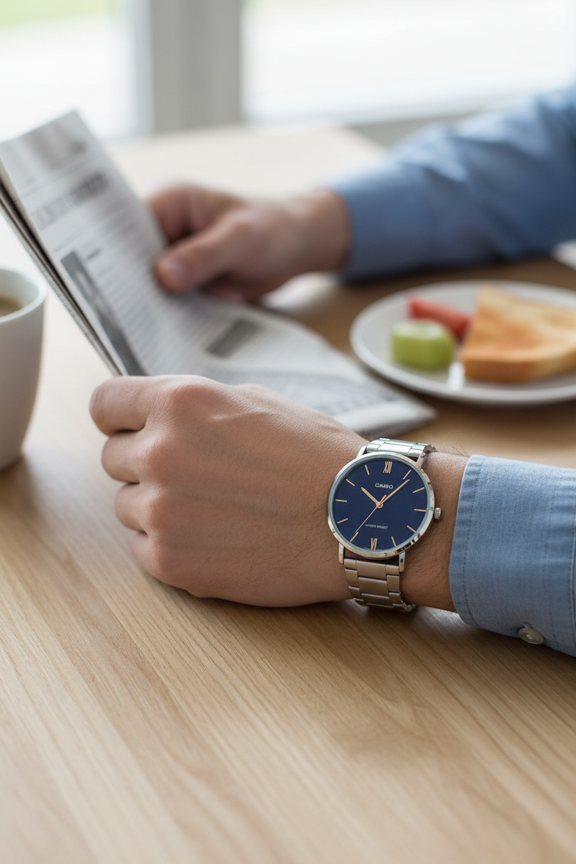 Reloj Casio MTP-VT01D-2BUDF lifestyle periódico