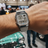 RELOJ CASIO VINTAGE A130WE-7ADF - PLATEADO