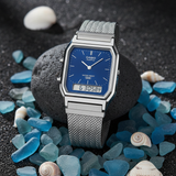 RELOJ CASIO VINTAGE AQ-230EM-2ADF - AZUL