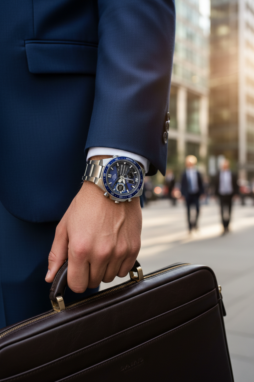 Reloj Casio Edifice EFV-C110D-2AVDF lifestyle maletín