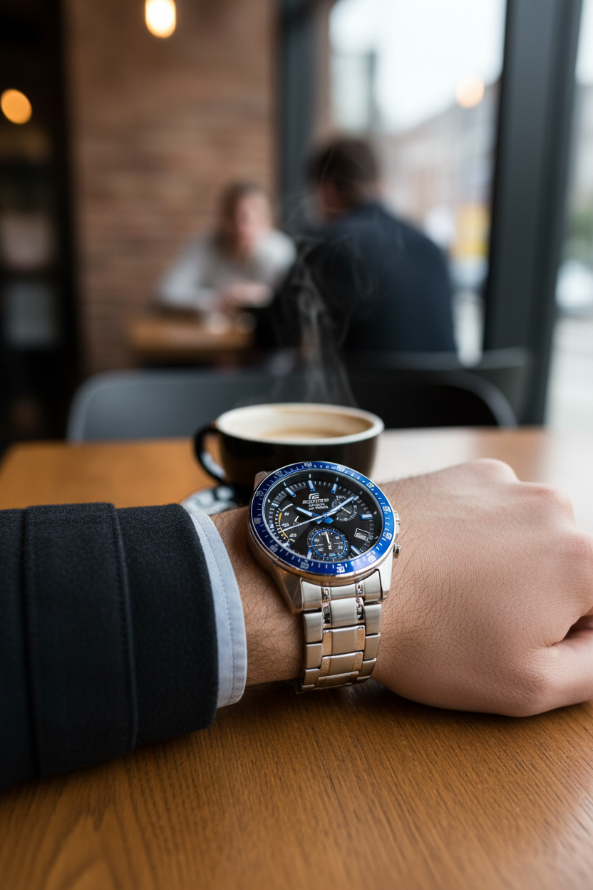 Reloj Casio Edifice EFV-540D-1A2VUDF lifestyle café