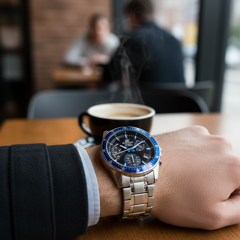 Reloj Casio Edifice EFV-540D-1A2VUDF lifestyle café