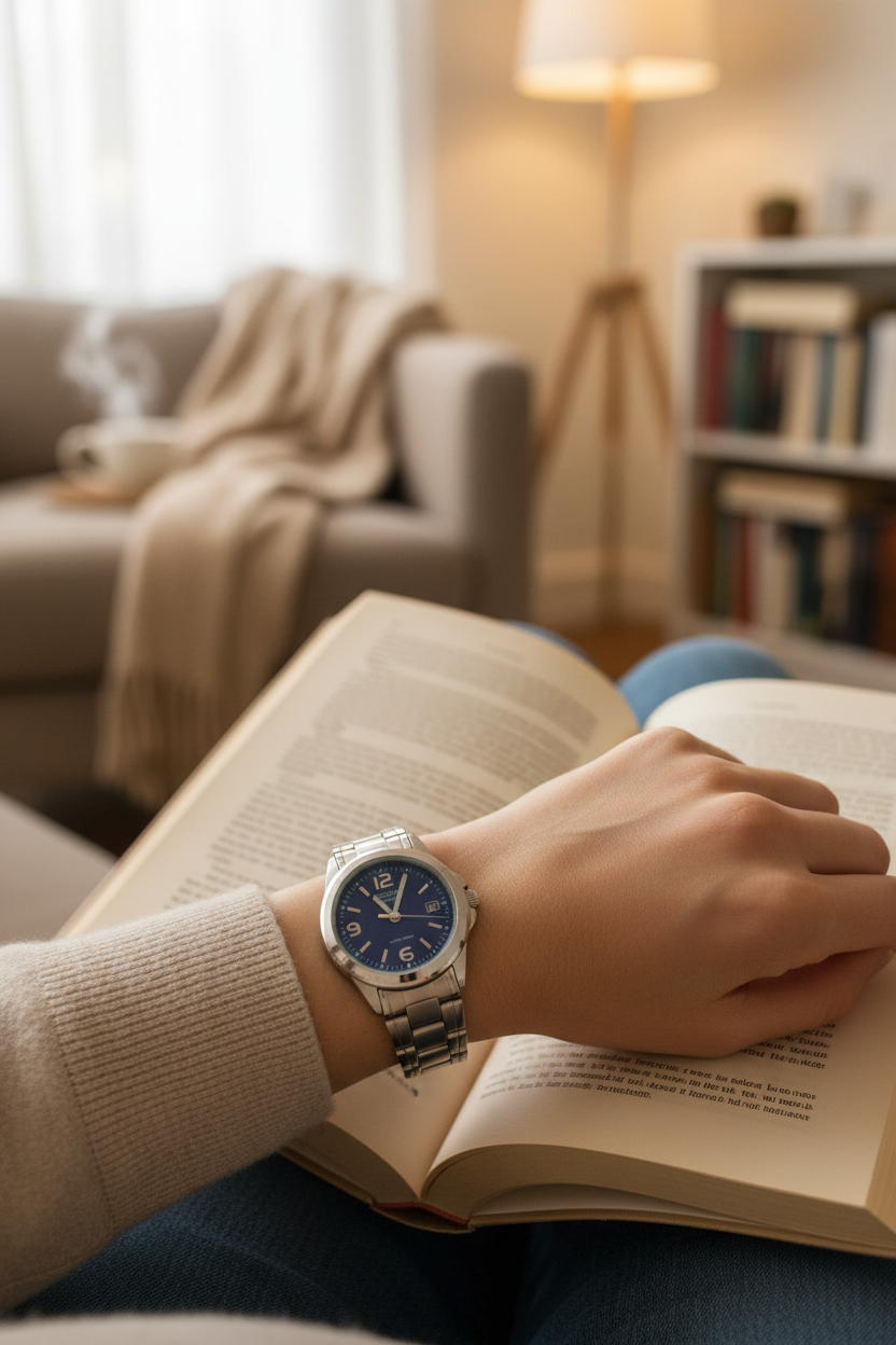 Reloj Casio LTP-1215A-2ADF lifestyle lectura