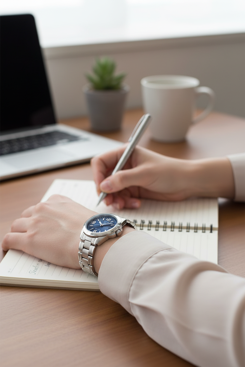 Reloj Casio LTP-1215A-2ADF lifestyle escritura