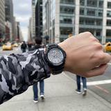 G-1250BD-1ADR  RELOJ CASIO G-SHOCK - NEGRO