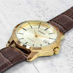 RELOJ PARA HOMBRE CASIO MTP-V004GL-9AUDF -AMARILLO - Tiendas Casio TITEC