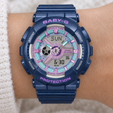 RELOJ PARA MUJER CASIO BABY-G BA-110MC-2ADR - AZUL