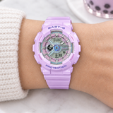 RELOJ PARA MUJER CASIO BABY-G  BA-110MC-6ADR - MORADO