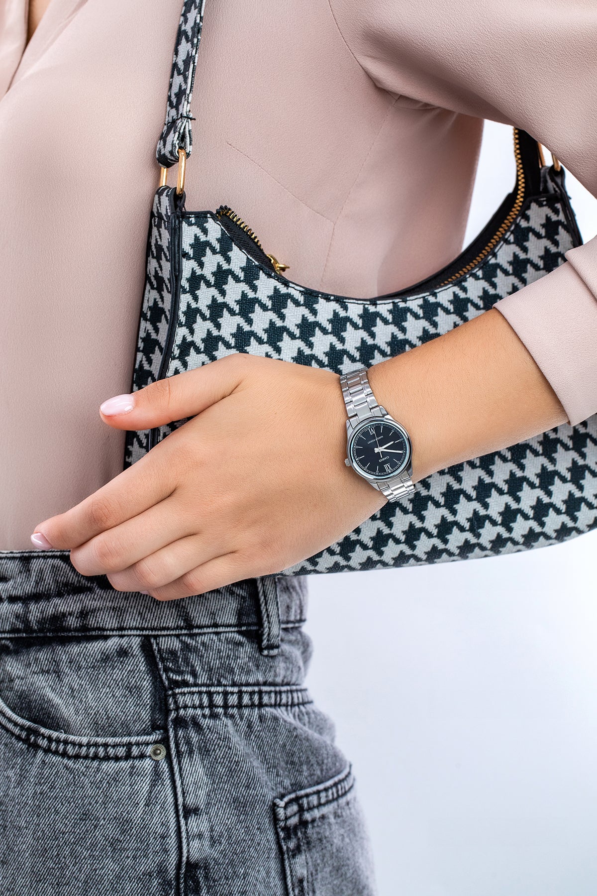 RELOJ PARA MUJER CASIO LTP-V005D-1B2UDF -NEGRO - Tiendas Casio TITEC