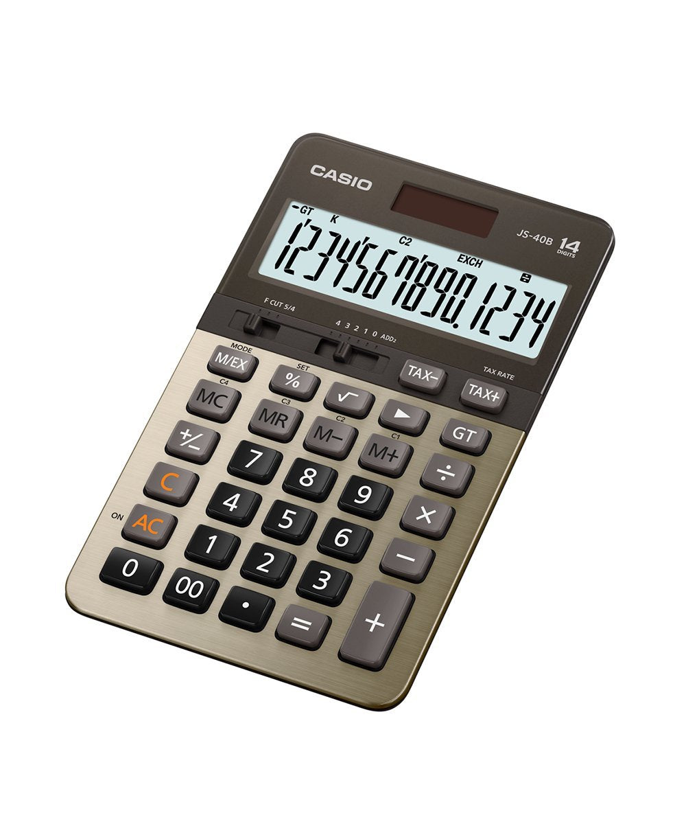 CALCULADORA CASIO - OFICINA  JS-40B-GD | TIENDASCASIO.CTOF.CO  | COLOMBIA |