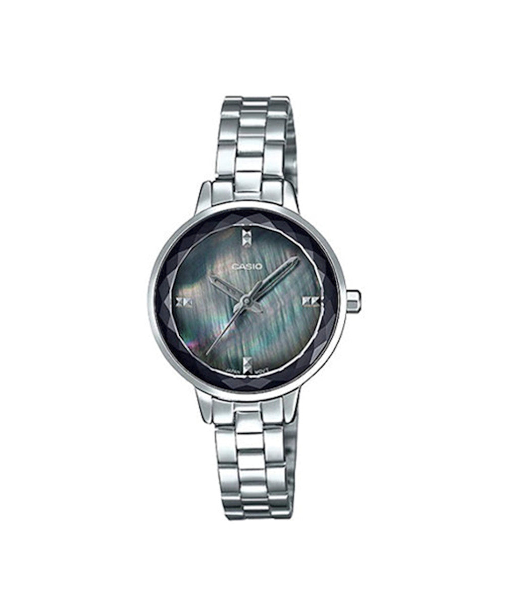RELOJ PARA MUJER CASIO LTP-E162D-1ADF -GRIS - Tiendas Casio TITEC