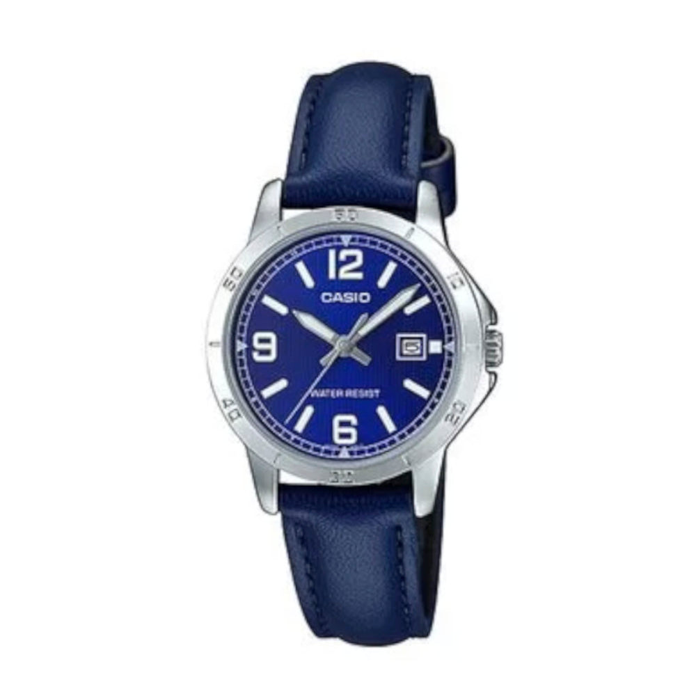 RELOJ PARA MUJER CASIO LTP-V004L-2BUDF -AZUL - Tiendas Casio TITEC